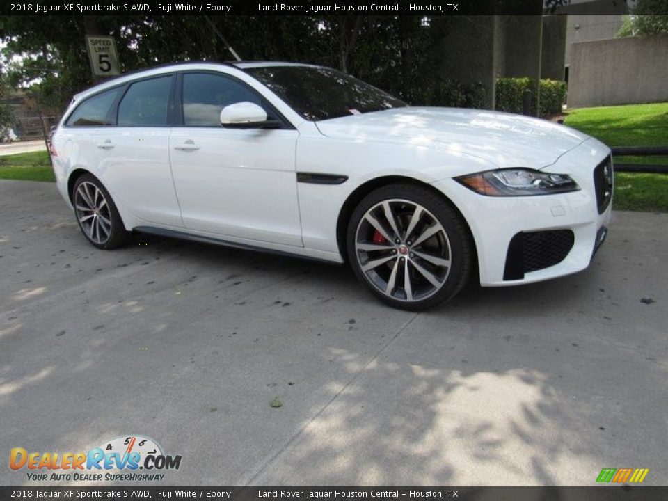 Fuji White 2018 Jaguar XF Sportbrake S AWD Photo #1