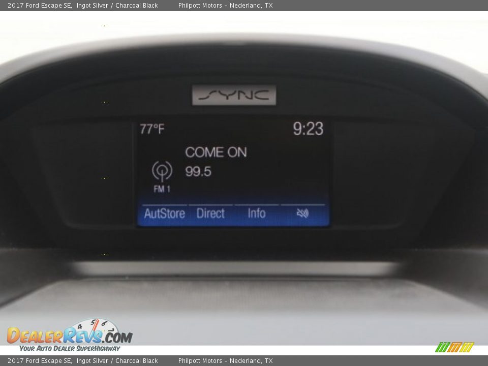 2017 Ford Escape SE Ingot Silver / Charcoal Black Photo #18