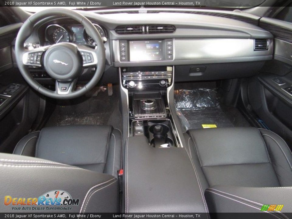 Dashboard of 2018 Jaguar XF Sportbrake S AWD Photo #4