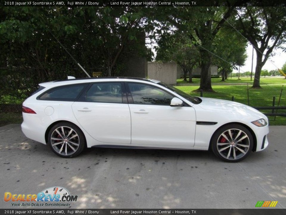 Fuji White 2018 Jaguar XF Sportbrake S AWD Photo #6