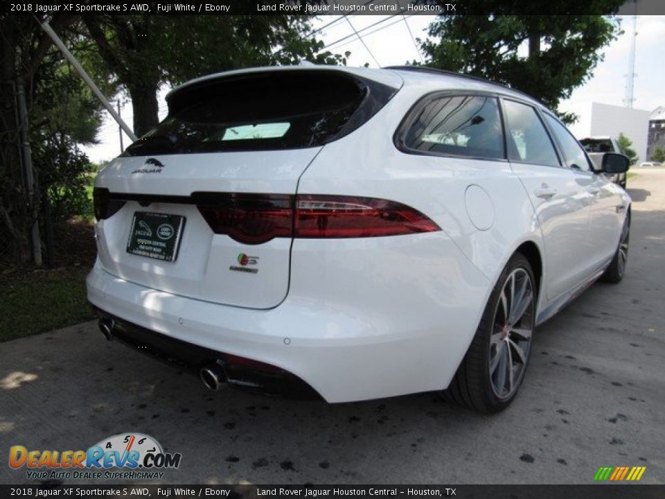 2018 Jaguar XF Sportbrake S AWD Fuji White / Ebony Photo #7