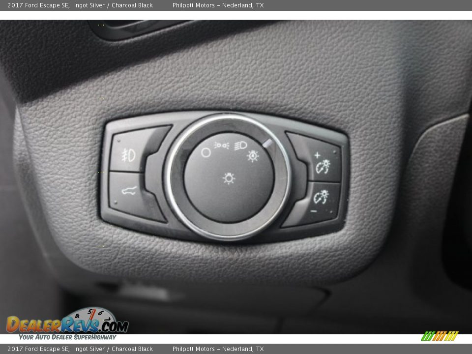 2017 Ford Escape SE Ingot Silver / Charcoal Black Photo #25
