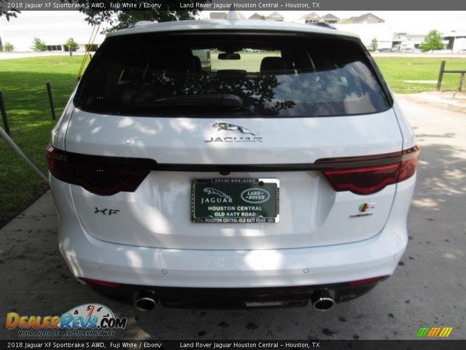 2018 Jaguar XF Sportbrake S AWD Fuji White / Ebony Photo #8