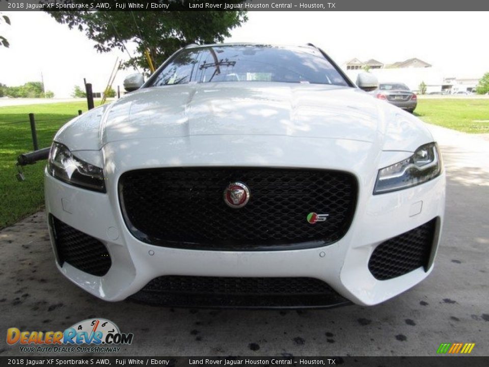 2018 Jaguar XF Sportbrake S AWD Fuji White / Ebony Photo #9