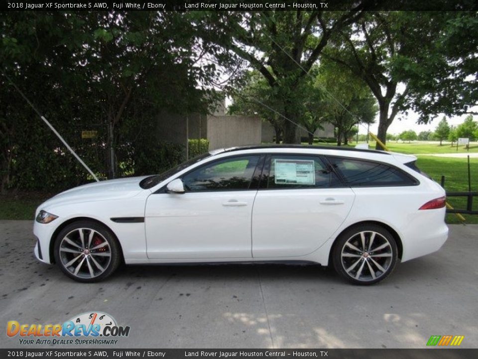 Fuji White 2018 Jaguar XF Sportbrake S AWD Photo #11