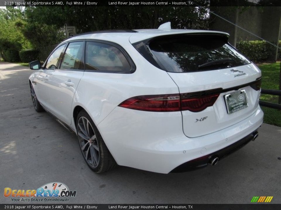2018 Jaguar XF Sportbrake S AWD Fuji White / Ebony Photo #12