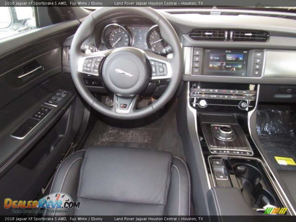 2018 Jaguar XF Sportbrake S AWD Fuji White / Ebony Photo #13