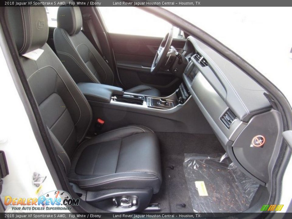 2018 Jaguar XF Sportbrake S AWD Fuji White / Ebony Photo #19