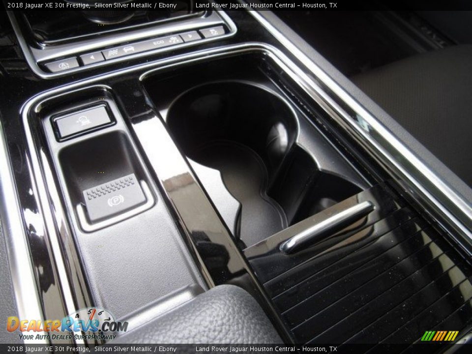 2018 Jaguar XE 30t Prestige Silicon Silver Metallic / Ebony Photo #36