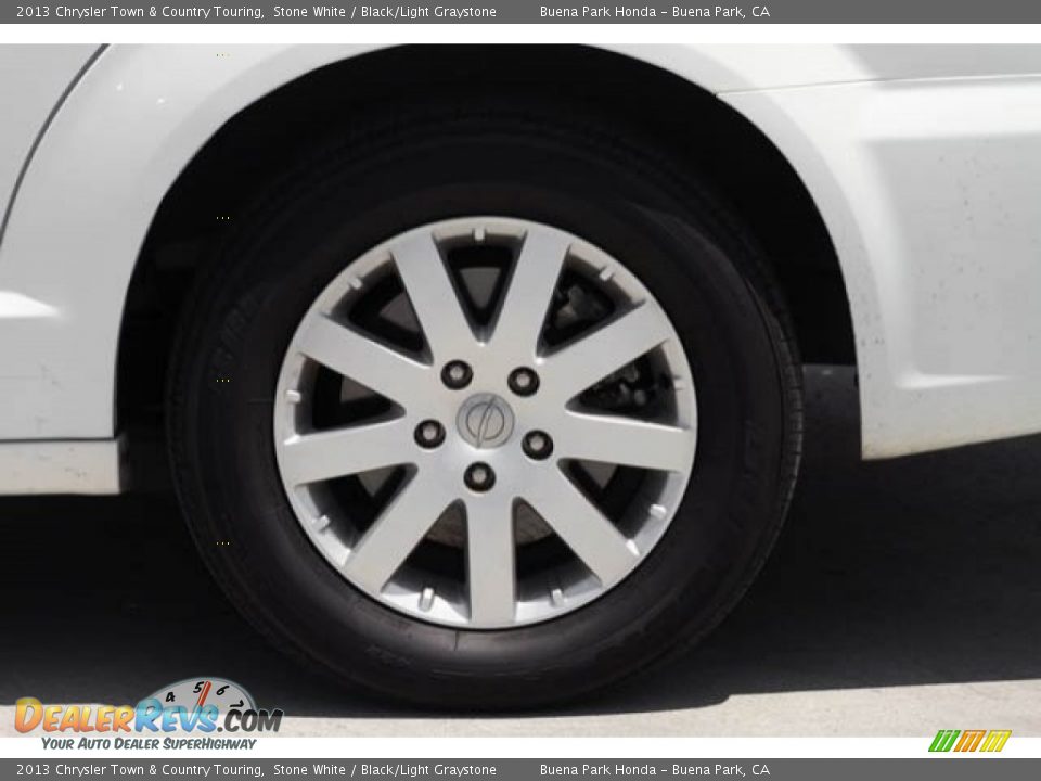 2013 Chrysler Town & Country Touring Stone White / Black/Light Graystone Photo #33