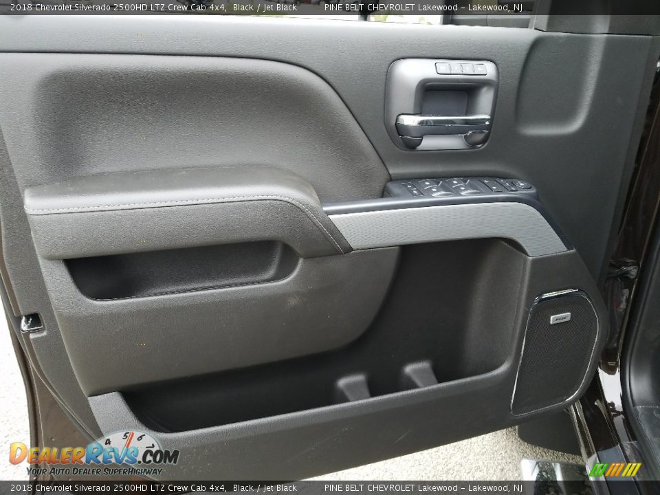 2018 Chevrolet Silverado 2500HD LTZ Crew Cab 4x4 Black / Jet Black Photo #6