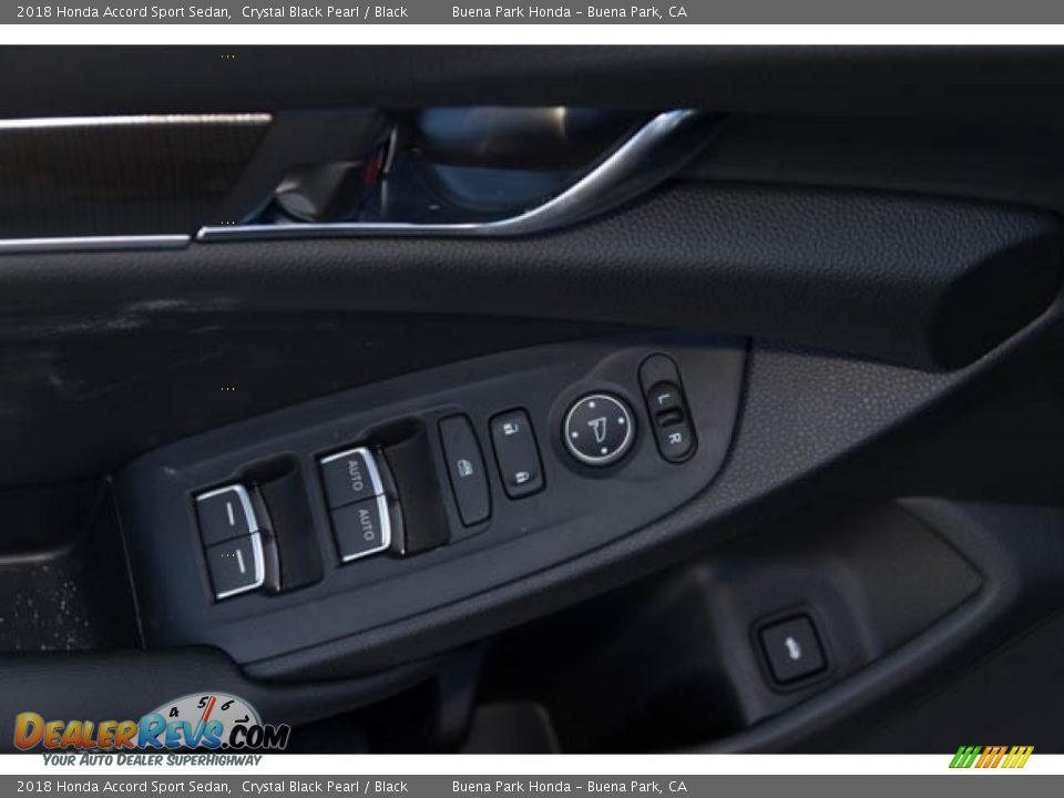 2018 Honda Accord Sport Sedan Crystal Black Pearl / Black Photo #34