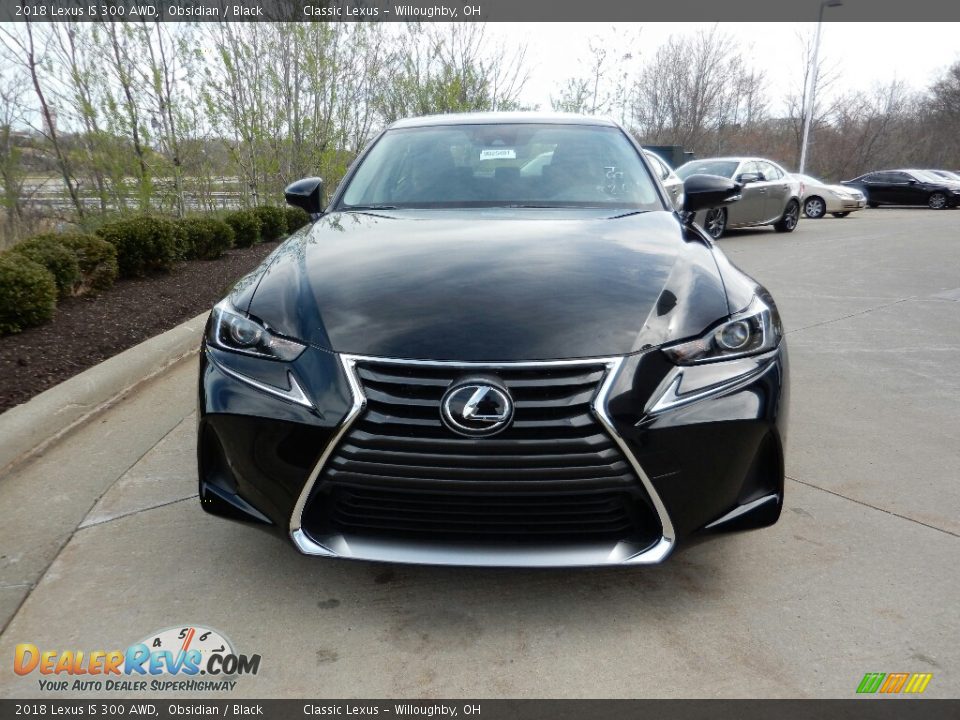 2018 Lexus IS 300 AWD Obsidian / Black Photo #1