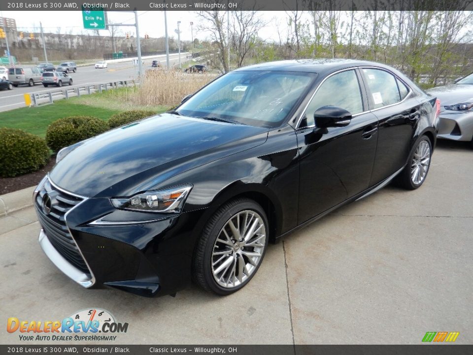 2018 Lexus IS 300 AWD Obsidian / Black Photo #2