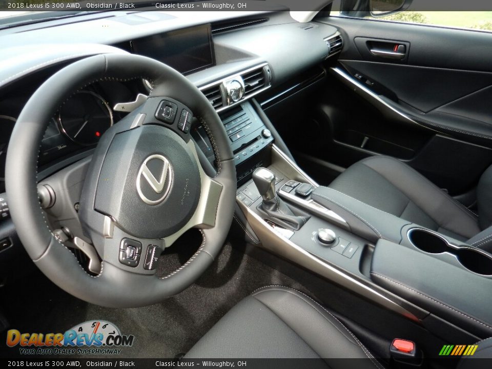 2018 Lexus IS 300 AWD Obsidian / Black Photo #3