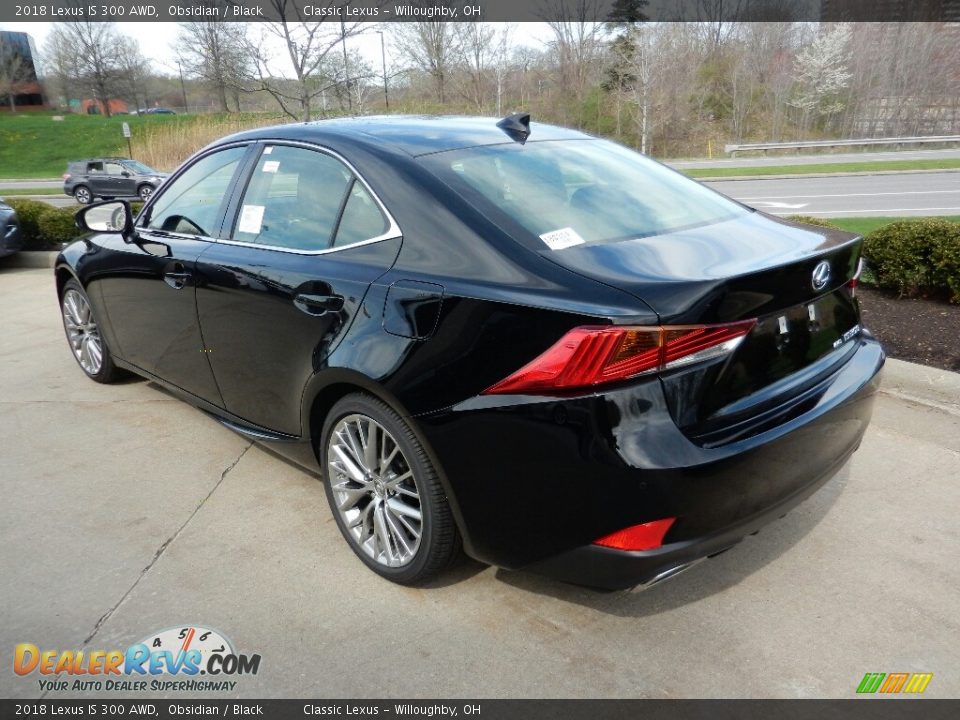 2018 Lexus IS 300 AWD Obsidian / Black Photo #4