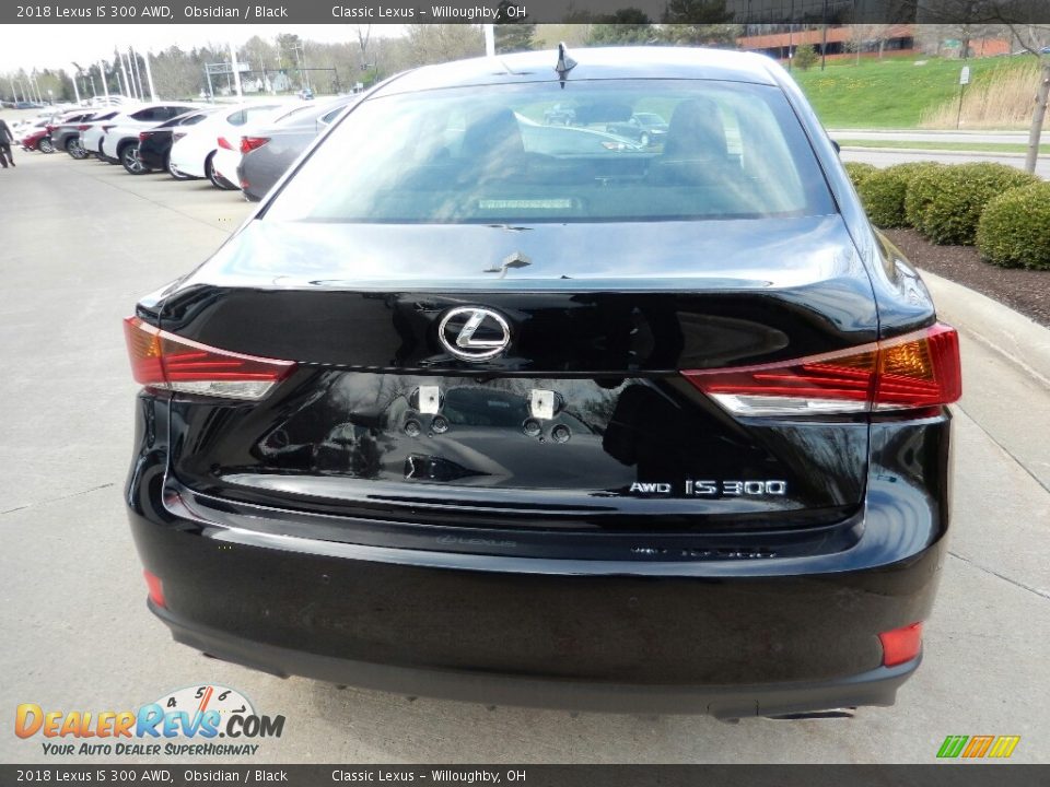 2018 Lexus IS 300 AWD Obsidian / Black Photo #5