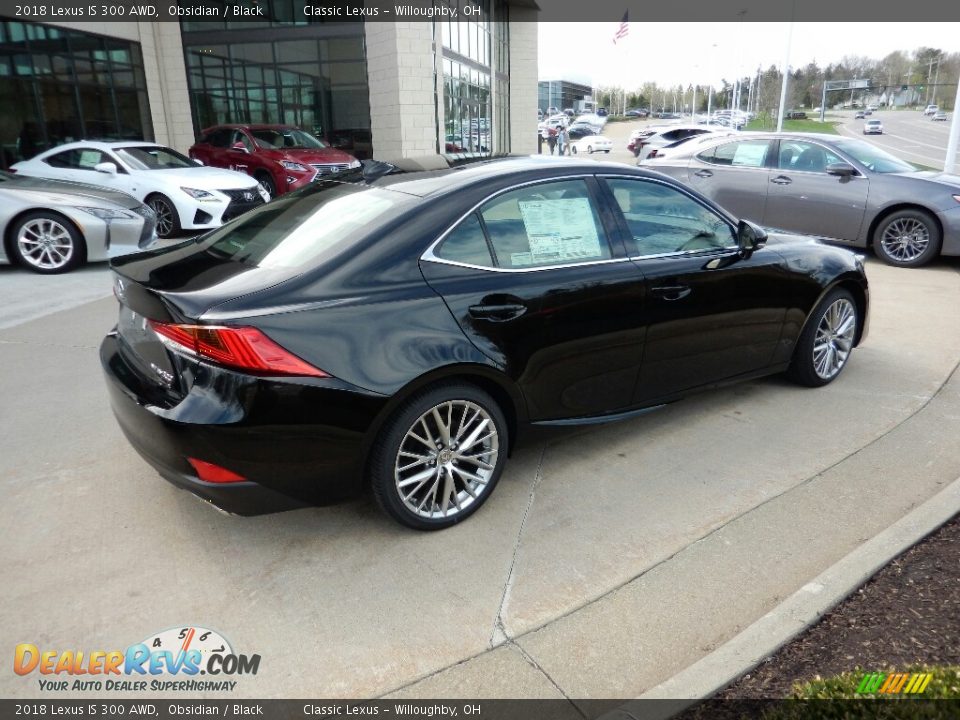 2018 Lexus IS 300 AWD Obsidian / Black Photo #6