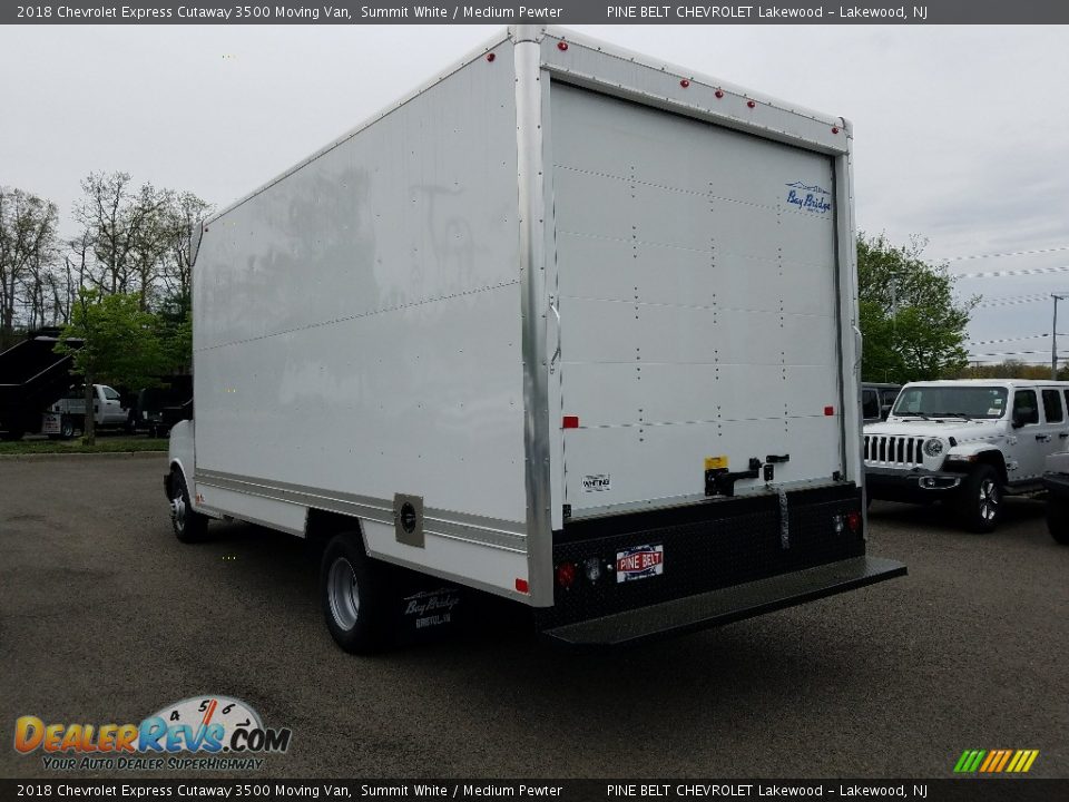 2018 Chevrolet Express Cutaway 3500 Moving Van Summit White / Medium Pewter Photo #4