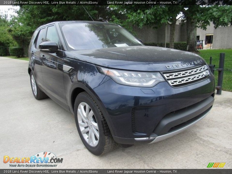 2018 Land Rover Discovery HSE Loire Blue Metallic / Acorn/Ebony Photo #2