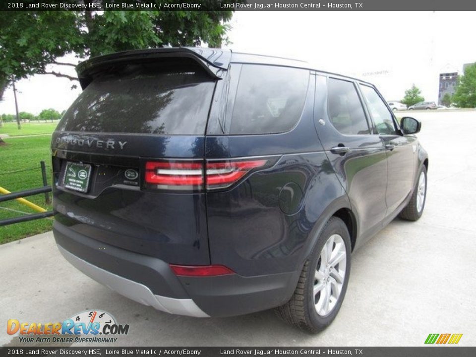2018 Land Rover Discovery HSE Loire Blue Metallic / Acorn/Ebony Photo #7