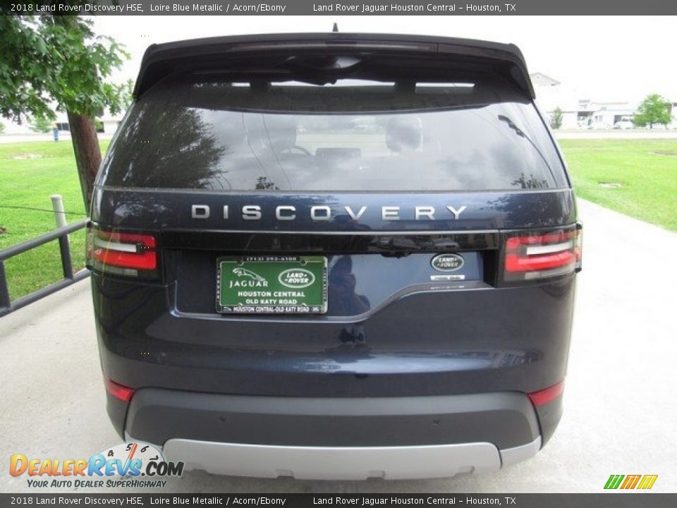 2018 Land Rover Discovery HSE Loire Blue Metallic / Acorn/Ebony Photo #8