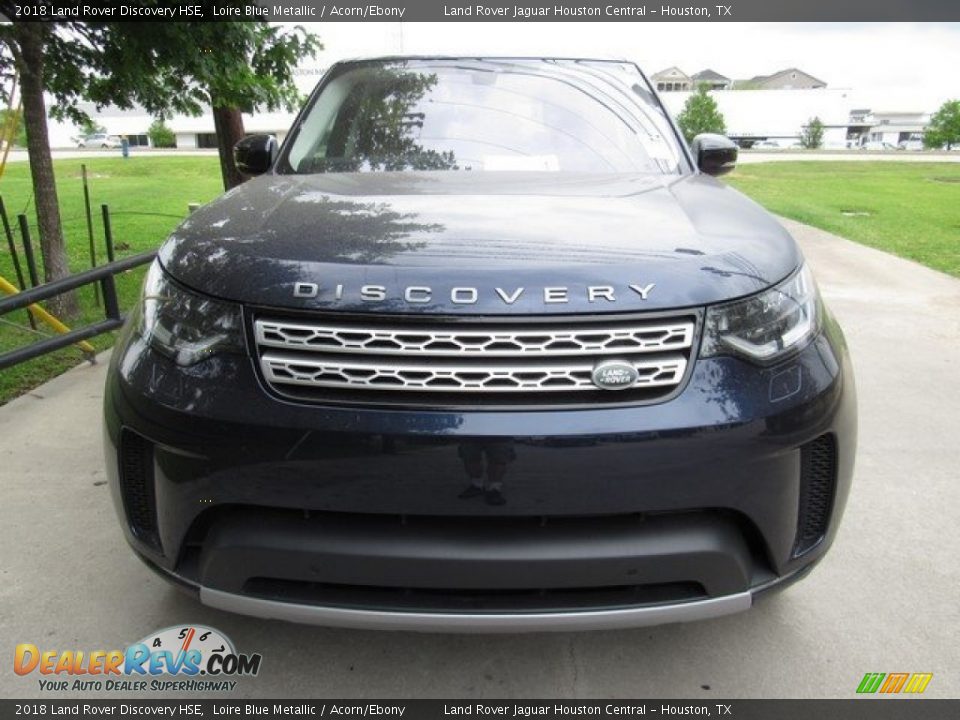 2018 Land Rover Discovery HSE Loire Blue Metallic / Acorn/Ebony Photo #9