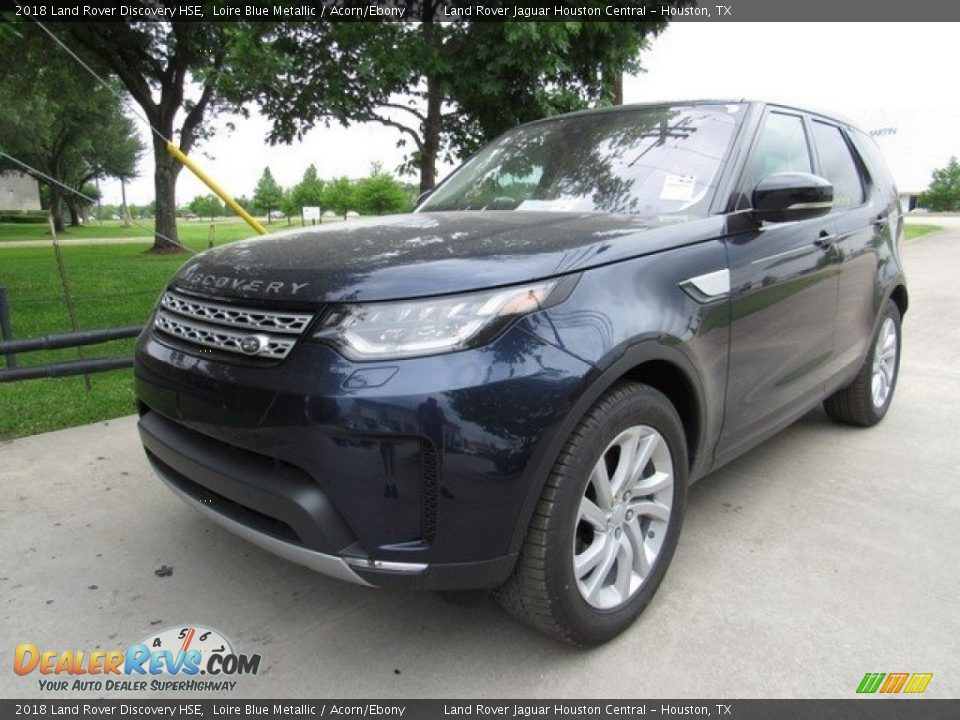 2018 Land Rover Discovery HSE Loire Blue Metallic / Acorn/Ebony Photo #10