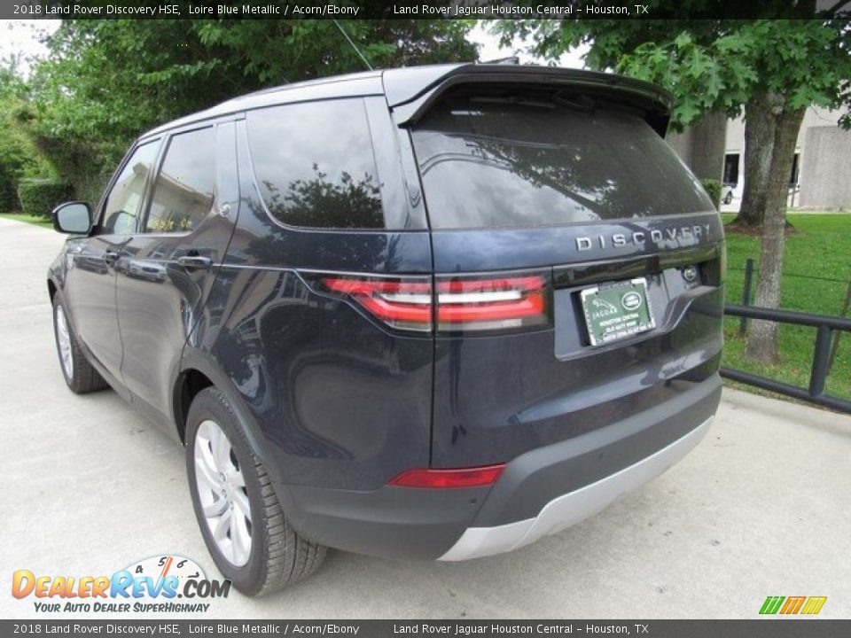 2018 Land Rover Discovery HSE Loire Blue Metallic / Acorn/Ebony Photo #12