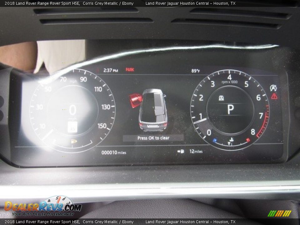 2018 Land Rover Range Rover Sport HSE Corris Grey Metallic / Ebony Photo #31