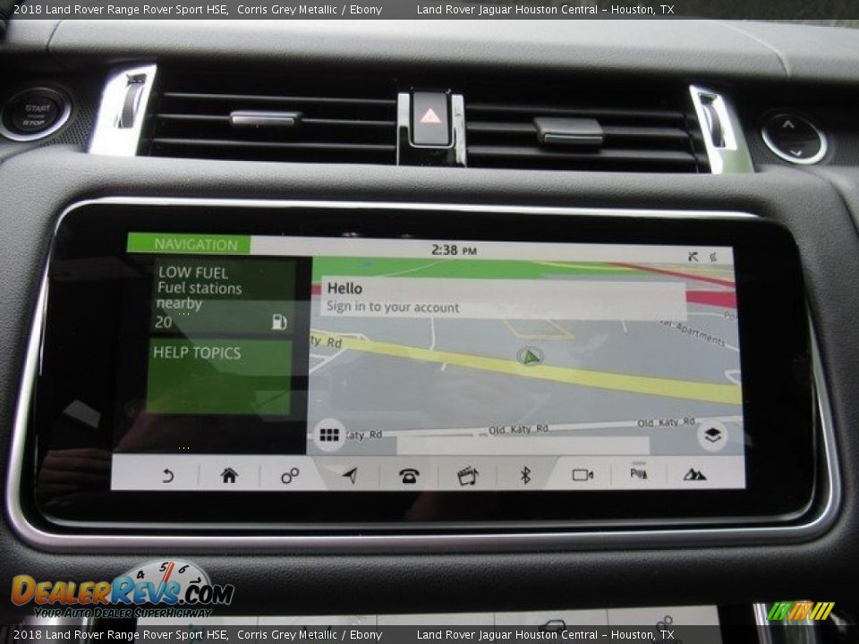 2018 Land Rover Range Rover Sport HSE Corris Grey Metallic / Ebony Photo #33