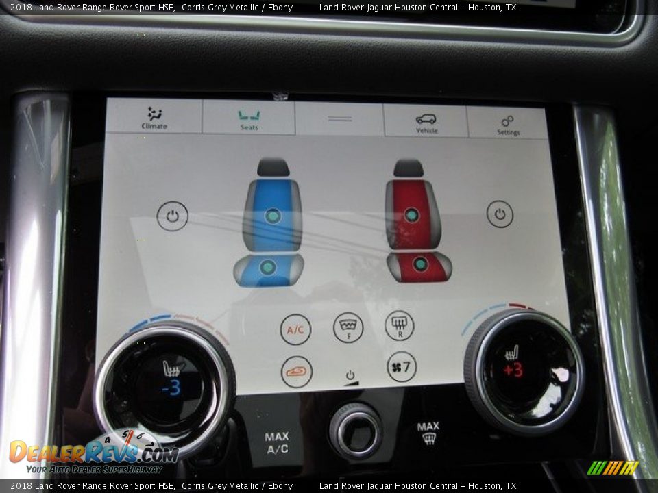 2018 Land Rover Range Rover Sport HSE Corris Grey Metallic / Ebony Photo #36