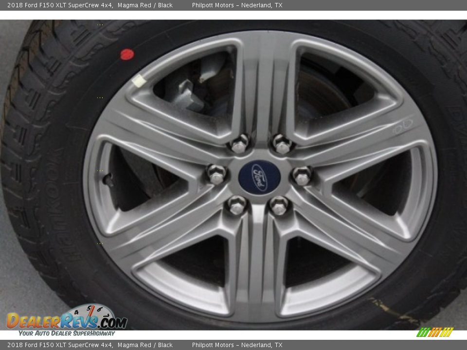 2018 Ford F150 XLT SuperCrew 4x4 Magma Red / Black Photo #11