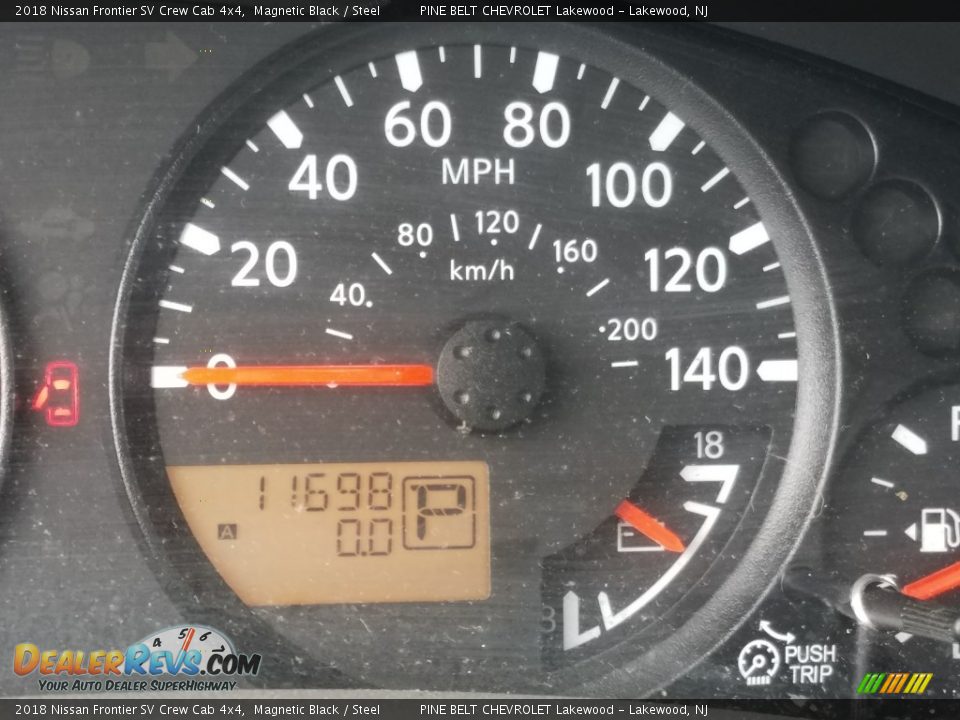 2018 Nissan Frontier SV Crew Cab 4x4 Magnetic Black / Steel Photo #5