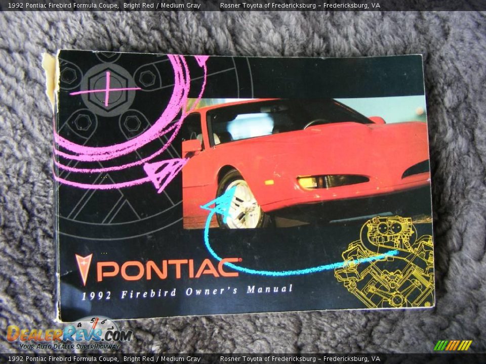 1992 Pontiac Firebird Formula Coupe Bright Red / Medium Gray Photo #18