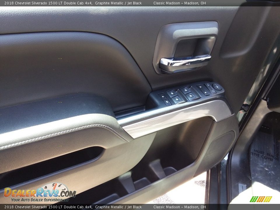 2018 Chevrolet Silverado 1500 LT Double Cab 4x4 Graphite Metallic / Jet Black Photo #3