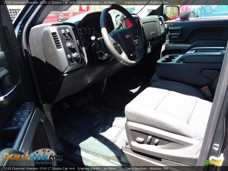 2018 Chevrolet Silverado 1500 LT Double Cab 4x4 Graphite Metallic / Jet Black Photo #4
