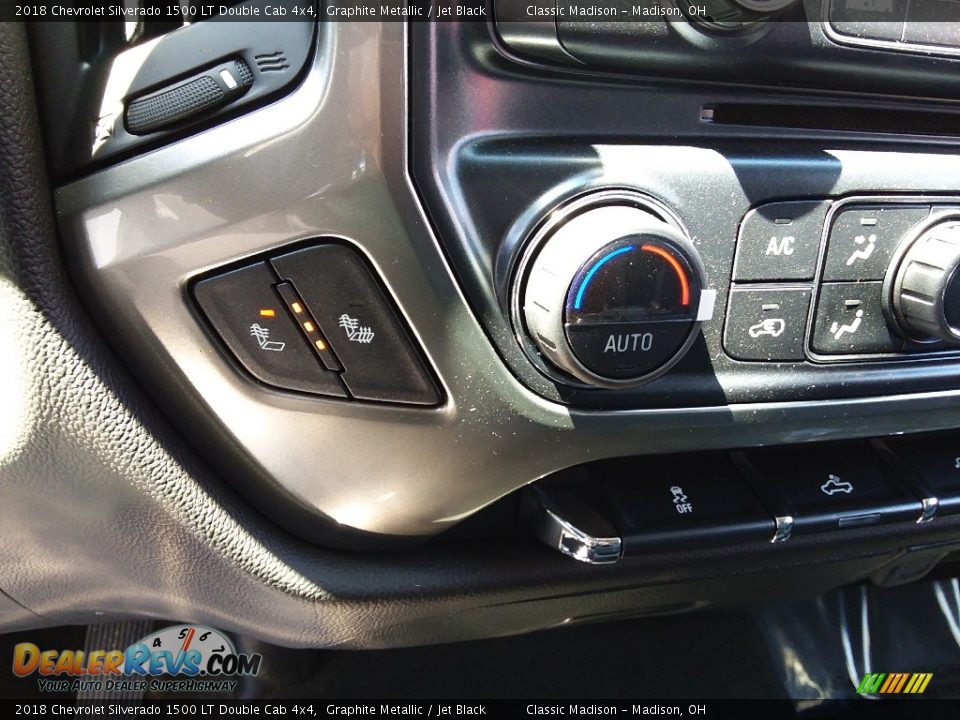 2018 Chevrolet Silverado 1500 LT Double Cab 4x4 Graphite Metallic / Jet Black Photo #7