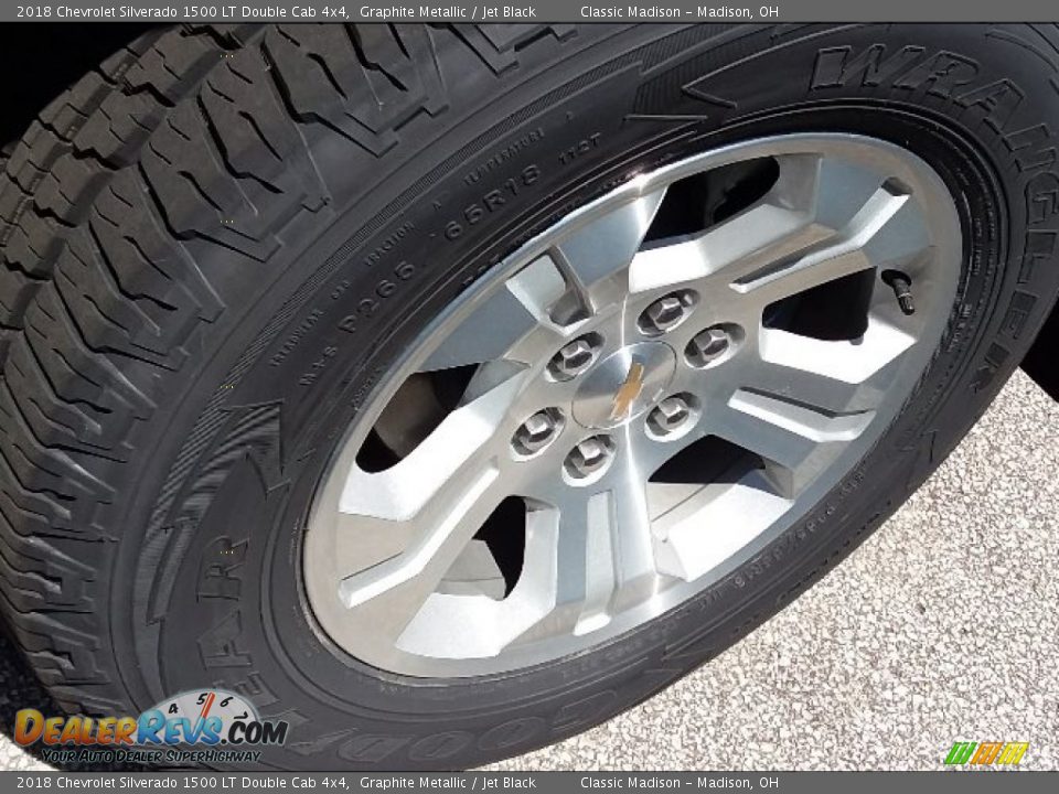 2018 Chevrolet Silverado 1500 LT Double Cab 4x4 Graphite Metallic / Jet Black Photo #11