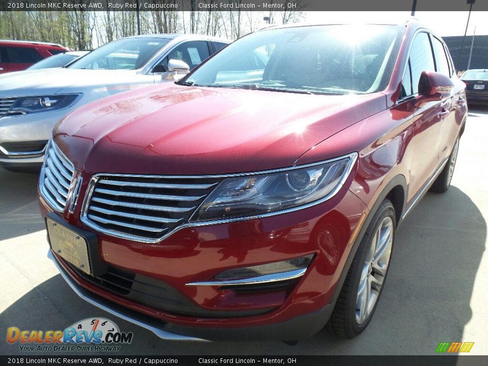 2018 Lincoln MKC Reserve AWD Ruby Red / Cappuccino Photo #1