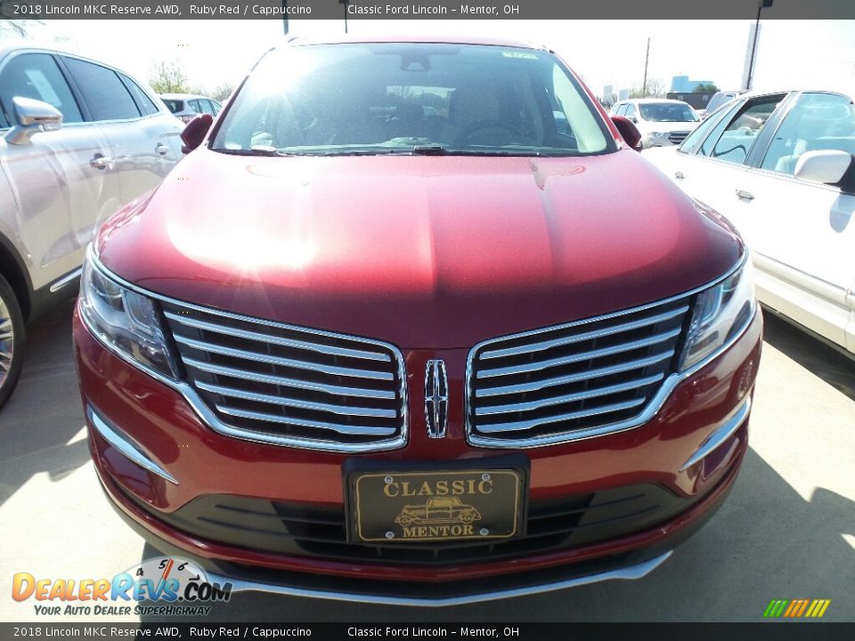 2018 Lincoln MKC Reserve AWD Ruby Red / Cappuccino Photo #2