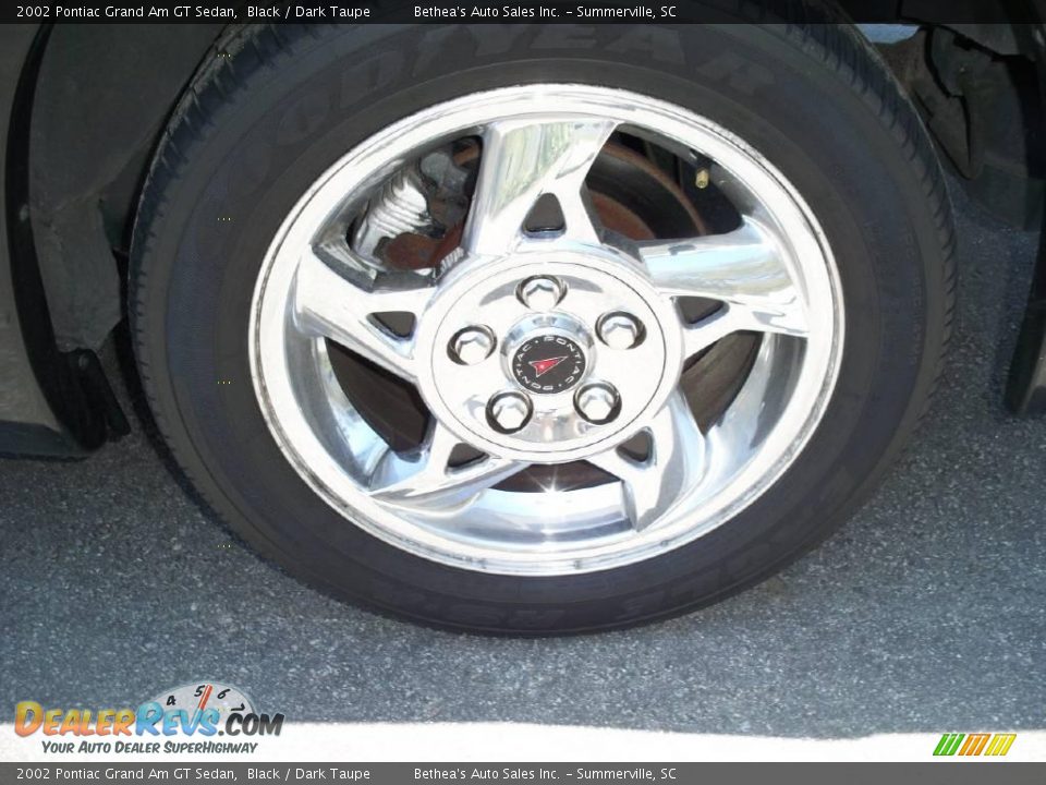 2002 Pontiac Grand Am GT Sedan Black / Dark Taupe Photo #18