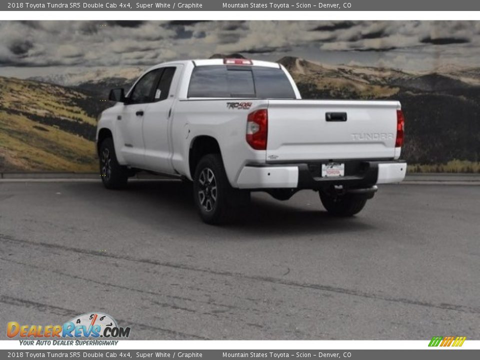2018 Toyota Tundra SR5 Double Cab 4x4 Super White / Graphite Photo #3