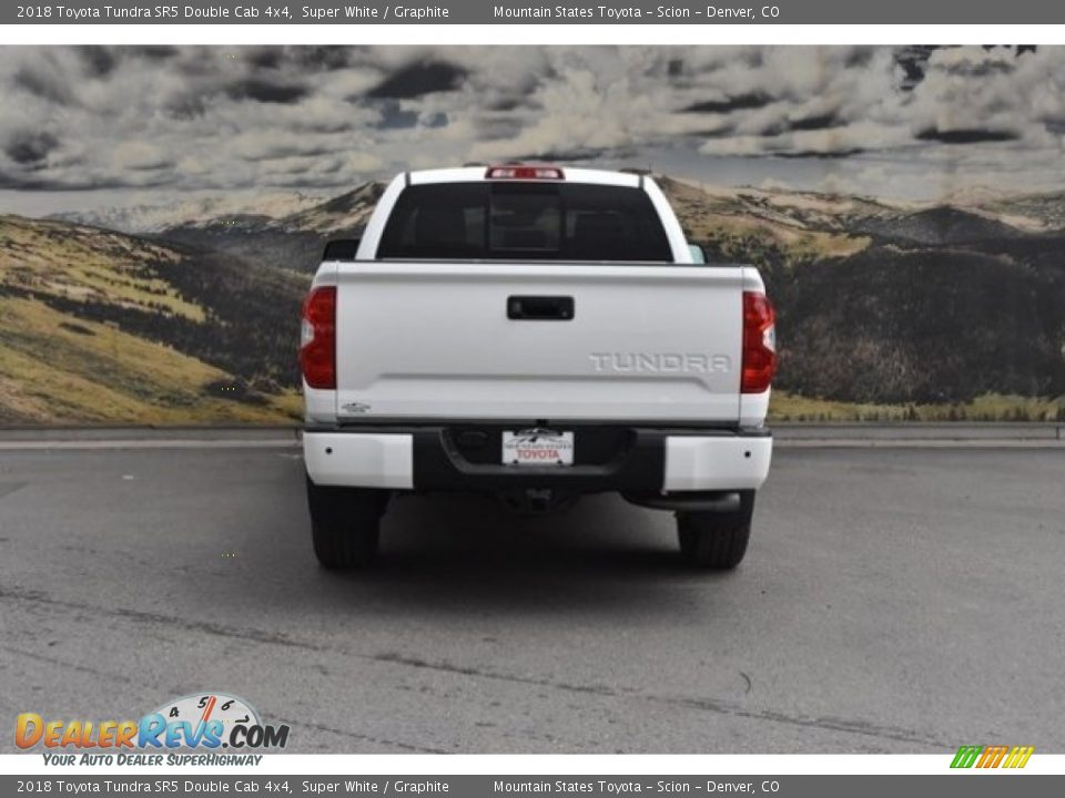2018 Toyota Tundra SR5 Double Cab 4x4 Super White / Graphite Photo #4