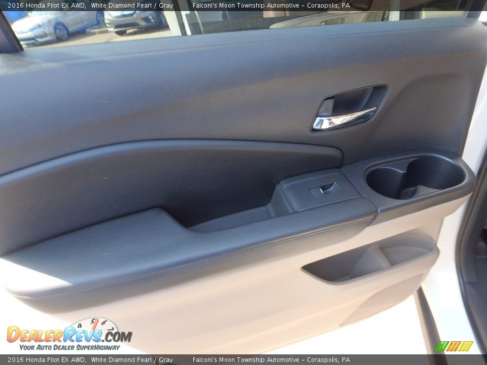 2016 Honda Pilot EX AWD White Diamond Pearl / Gray Photo #20