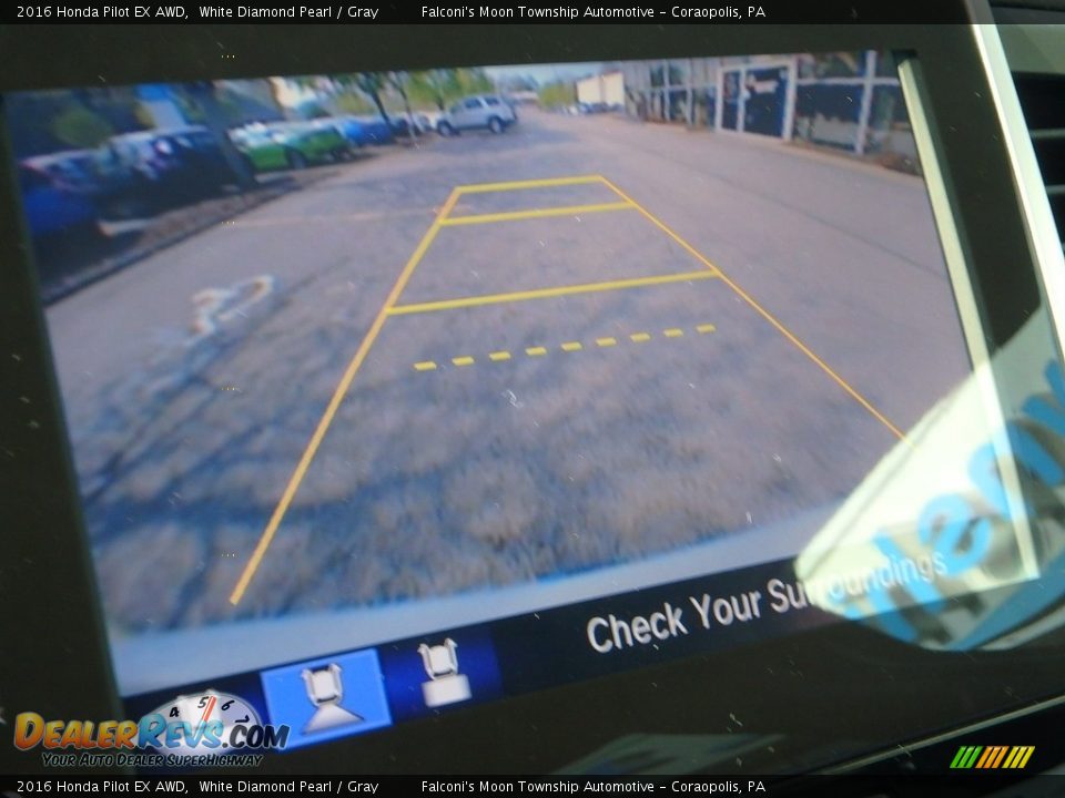 2016 Honda Pilot EX AWD White Diamond Pearl / Gray Photo #25