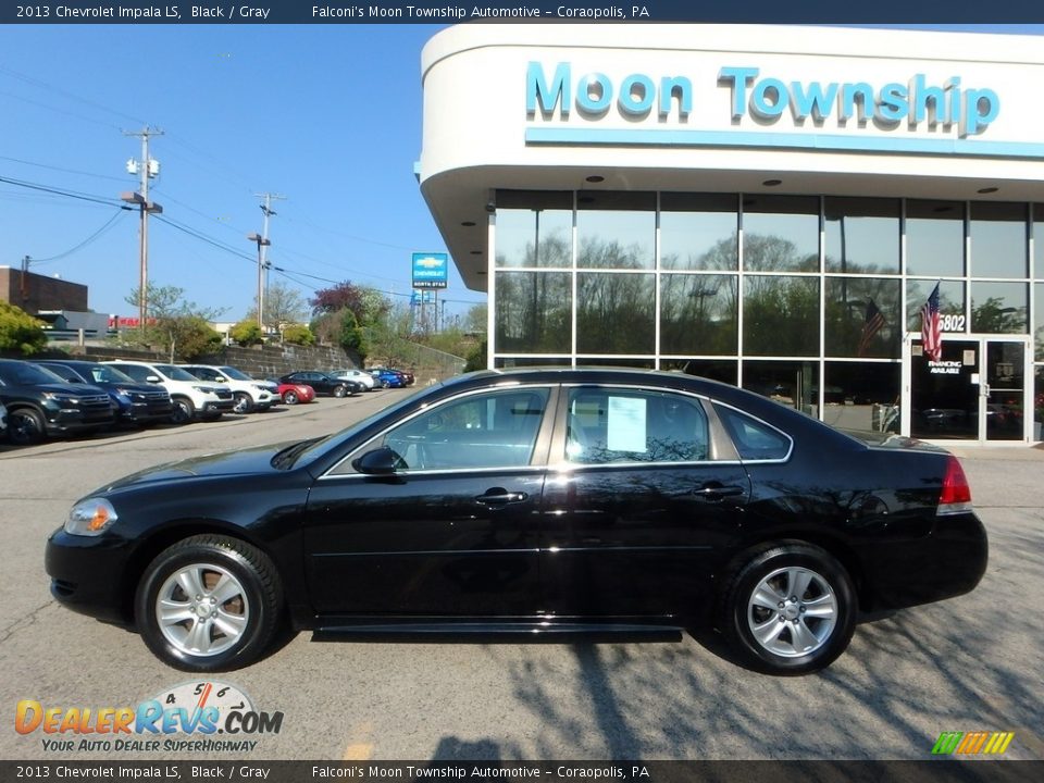 2013 Chevrolet Impala LS Black / Gray Photo #2