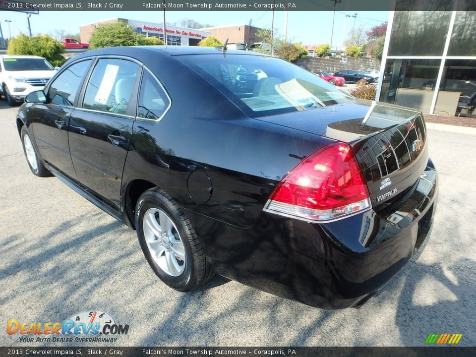 2013 Chevrolet Impala LS Black / Gray Photo #3