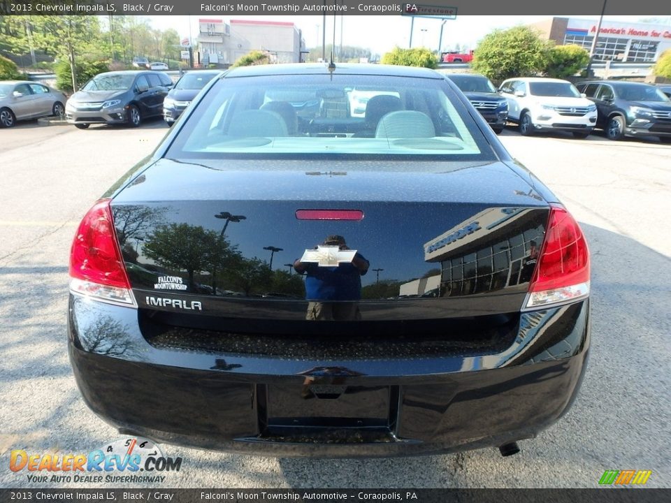 2013 Chevrolet Impala LS Black / Gray Photo #4