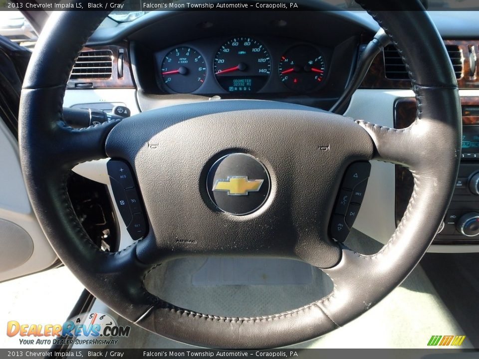 2013 Chevrolet Impala LS Black / Gray Photo #22